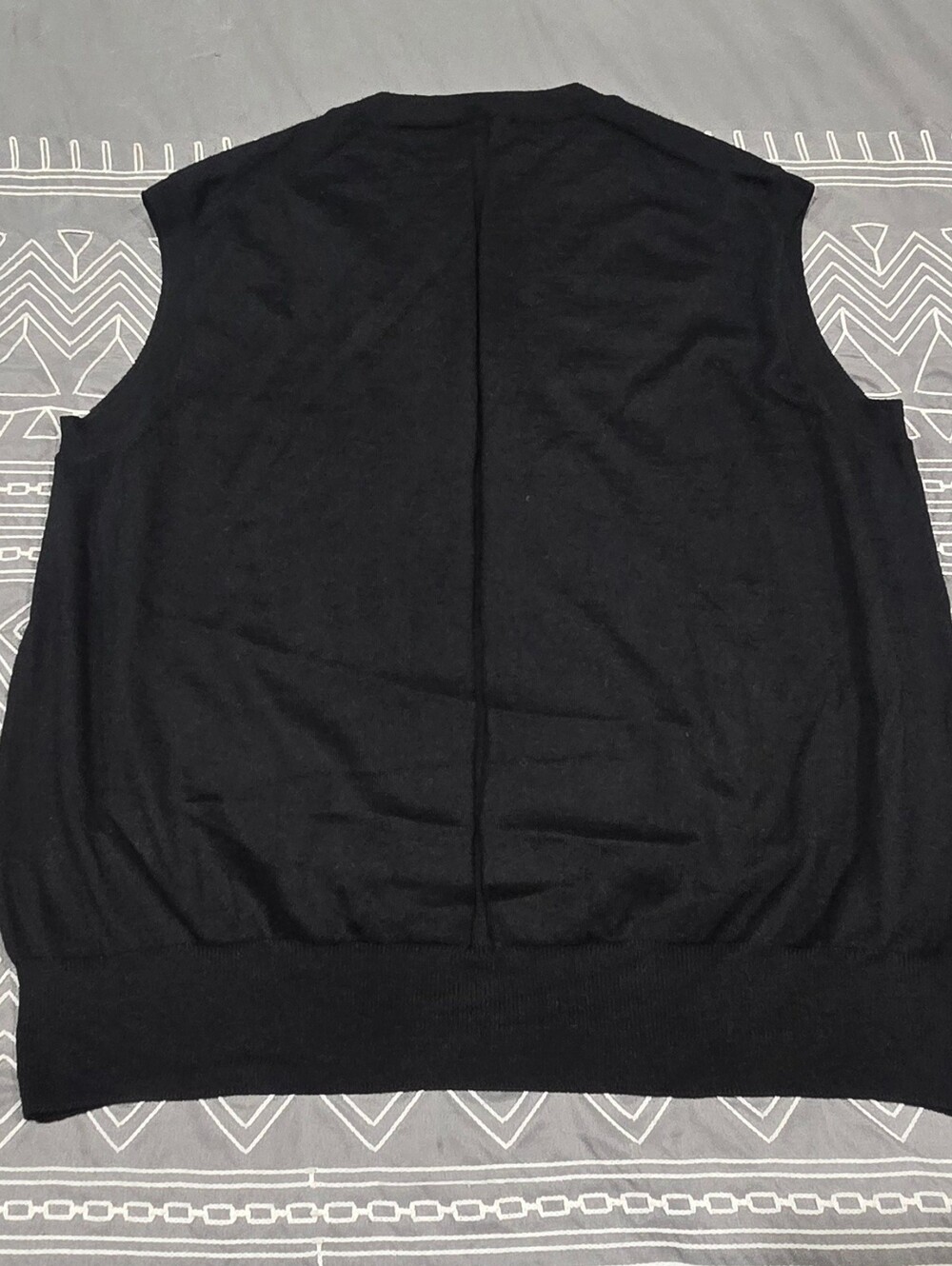 The Row Balham Cashmere Sweater Vest In Black Size Medium - Picture 7 of 7